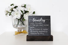 Load image into Gallery viewer, Laundry Table Top Sign
