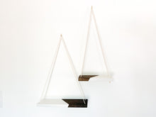 Load image into Gallery viewer, Kaia Hanging Shelves in Rum &amp; White Russian
